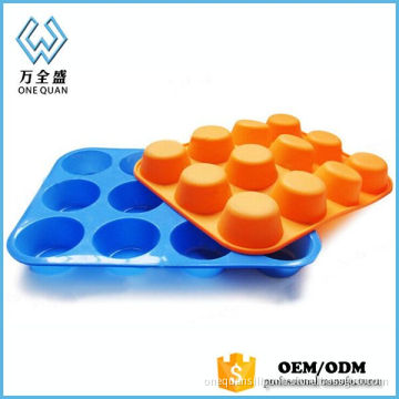 Half egg shape cake jelly customized silicone mold baking pan